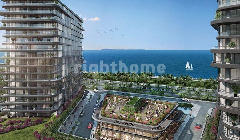 RH 180 - منازل فخمة بإطلالة مباشرة على البحر للبيع في مشروع يدي مافي اسطنبول
