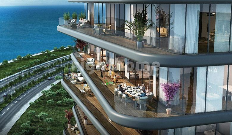 RH 180 - luxury homes with direct sea view for sale at YEDI MAVI project istanbul