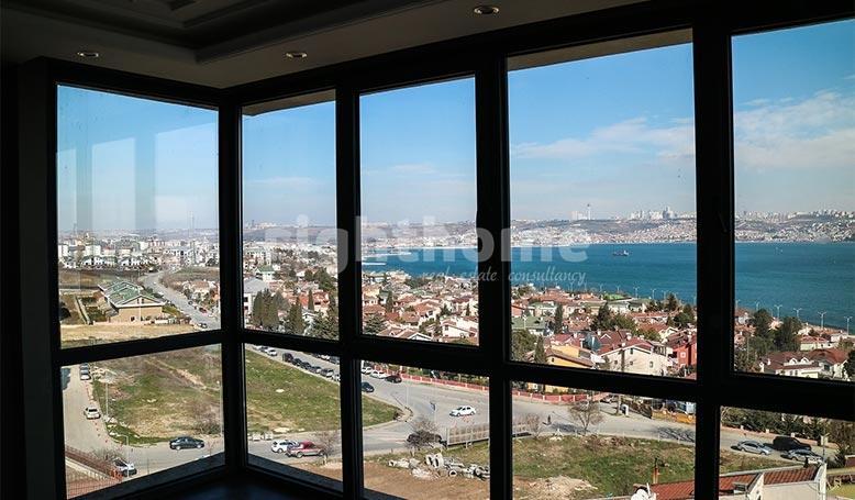 Full sea view privileged apartment of the type 2+1 in Buyukcekmece