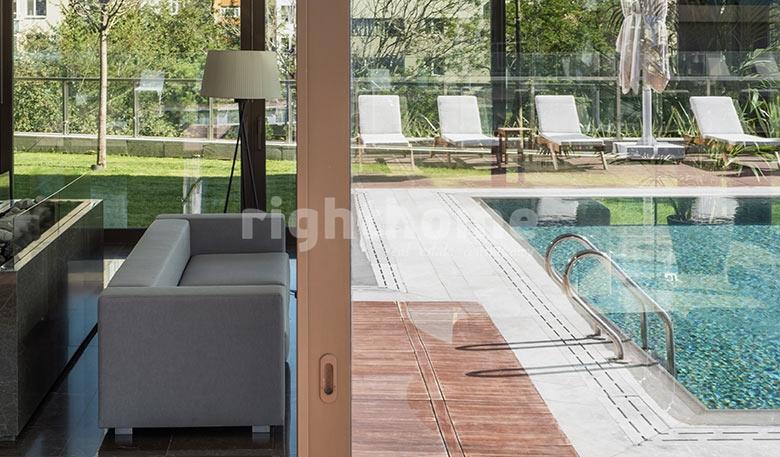 Luxury 3+1 apartment with Bosphorus view in the center of Istanbul