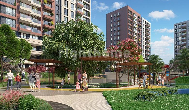 A residential apartment for sale in the BAHCEYAKA project located in Bahcesehir