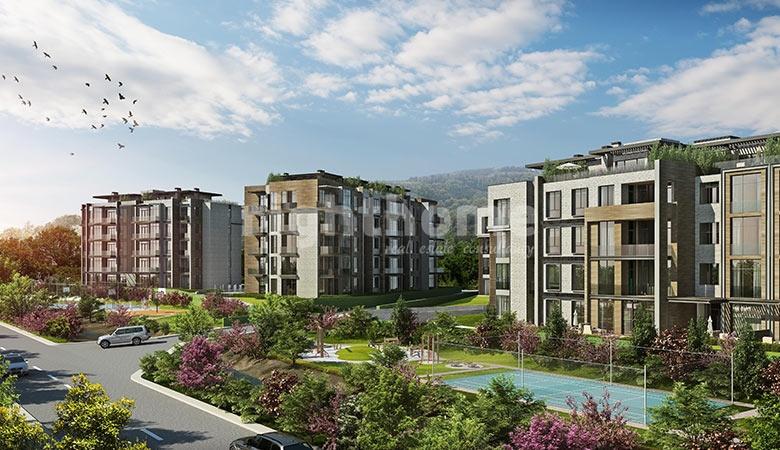 RH 370- Luxury peaceful apartments for sale in Beykoz at Mesa Orman project istanbul