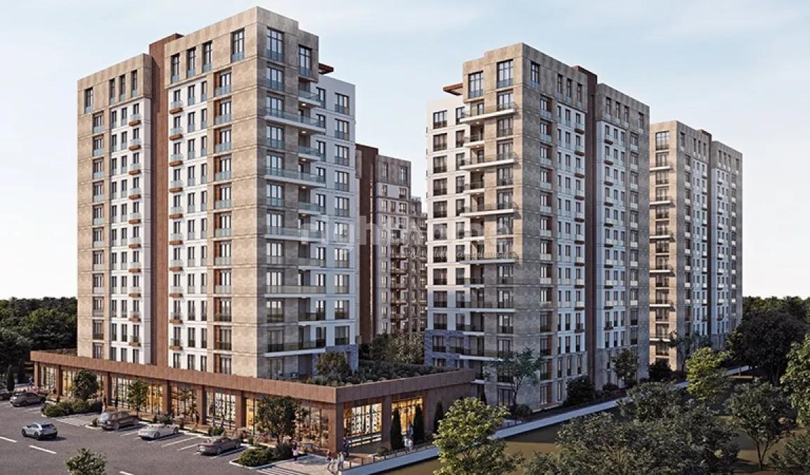 RH 589 - Apartments for sale in the project   Favorist Göl Evleri in Istanbul