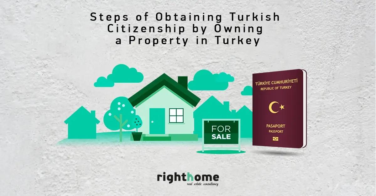 Steps of obtaining Turkish citizenship by owning a property in Turkey