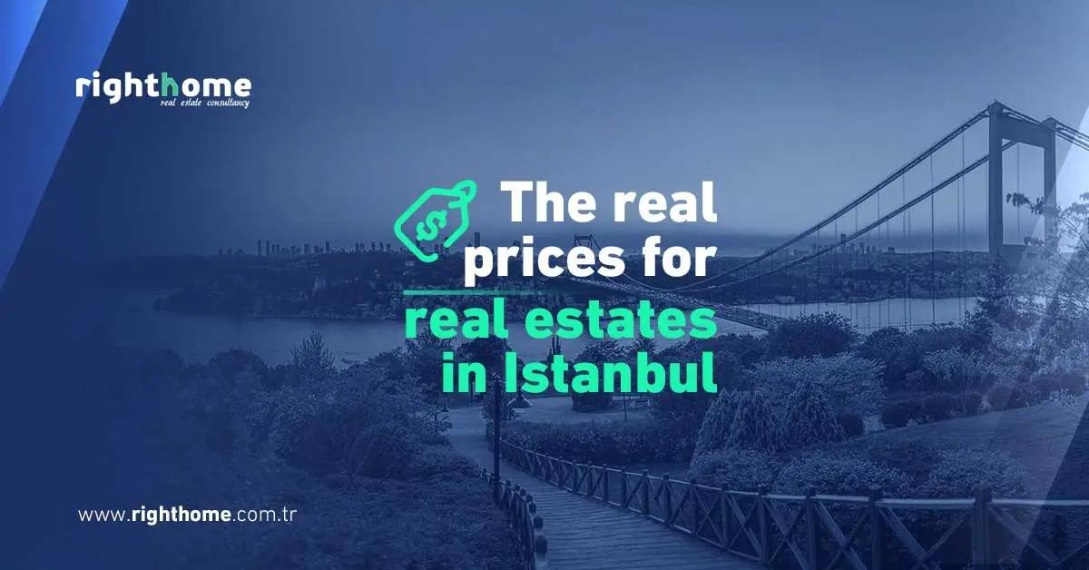 قیمت واقعی املاک و مستغلات در استانبول