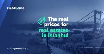 The real prices for real estates in Istanbul