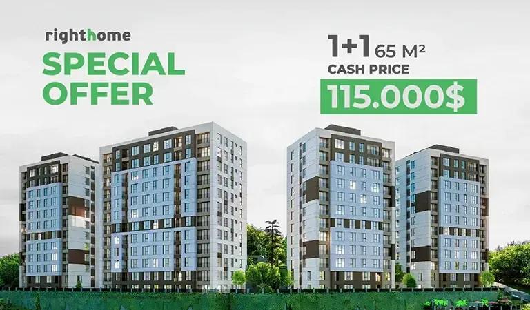 Limited offer in Yeni Eyup Evleri project in istanbul