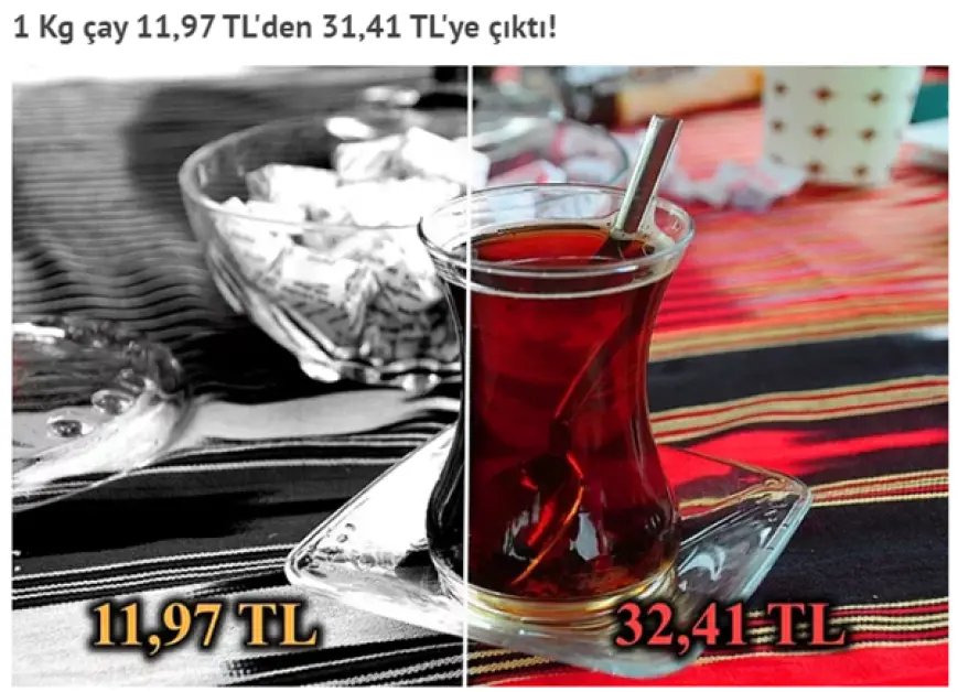سعر كيلو الشاي في تركيا قبل وبعد